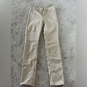 Skinny stretch khaki pants girls
